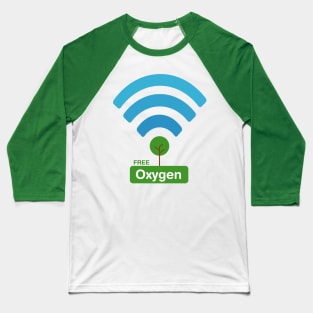 Free Oxygen (No Wifi) Baseball T-Shirt